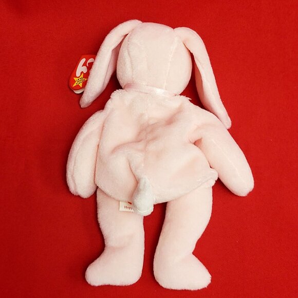 Ty Beanie Babies Hoppity Rabbit 1996 Animal Plush Stuff Toy - Picture 3 of 13